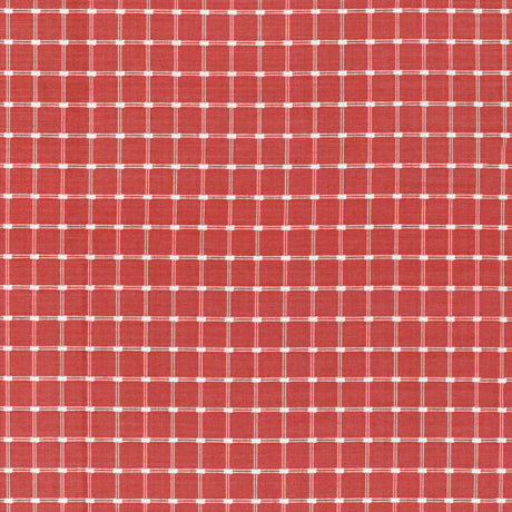 BRUNSCHWIG & FILS 8022116.19.0 LISON CHECK RED Fabric - Eade's Wallpaper