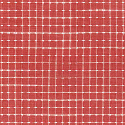 BRUNSCHWIG & FILS 8022116.19.0 LISON CHECK RED Fabric - Eade's Wallpaper