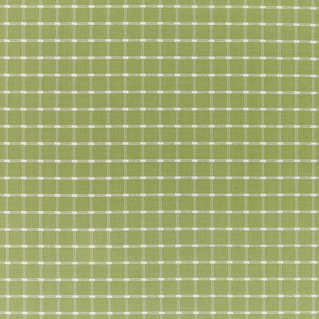 BRUNSCHWIG & FILS 8022116.23.0 LISON CHECK LEAF Fabric - Eade's Wallpaper