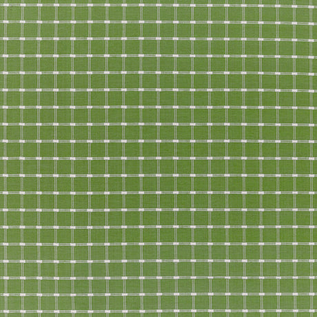 BRUNSCHWIG & FILS 8022116.3.0 LISON CHECK GREEN Fabric - Eade's Wallpaper