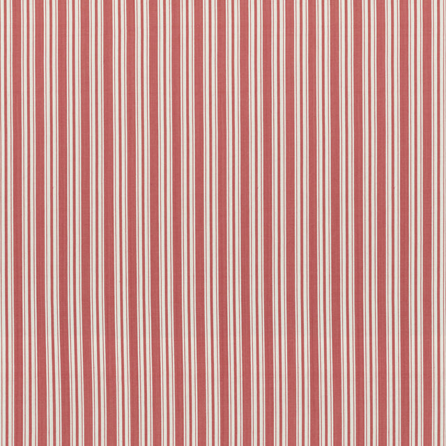 BRUNSCHWIG & FILS 8022118.19.0 SELUNE STRIPE RED Fabric - Eade's Wallpaper