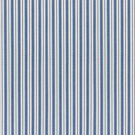 BRUNSCHWIG & FILS 8022118.5.0 SELUNE STRIPE BLUE Fabric - Eade's Wallpaper
