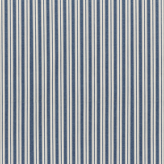 BRUNSCHWIG & FILS 8022118.50.0 SELUNE STRIPE NAVY Fabric - Eade's Wallpaper