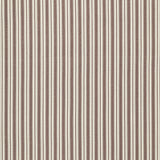 BRUNSCHWIG & FILS 8022118.6.0 SELUNE STRIPE BROWN Fabric - Eade's Wallpaper