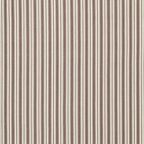 BRUNSCHWIG & FILS 8022118.6.0 SELUNE STRIPE BROWN Fabric - Eade's Wallpaper