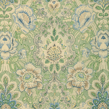 BRUNSCHWIG & FILS 8022119.3.0 CARVALLO PRINT CELERY Fabric - Eade's Wallpaper