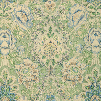 BRUNSCHWIG & FILS 8022119.3.0 CARVALLO PRINT CELERY Fabric - Eade's Wallpaper