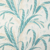 BRUNSCHWIG & FILS 8023101.13.0 VERNAY PRINT AQUA Fabric - Eade's Wallpaper