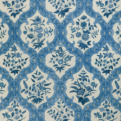 BRUNSCHWIG & FILS 8023102.155.0 VENTOUX PRINT SKY/BLUE Fabric - Eade's Wallpaper