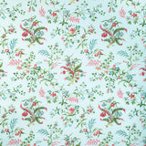 BRUNSCHWIG & FILS 8023107.153.0 CHANCAY PRINT SKY/LEAF Fabric - Eade's Wallpaper