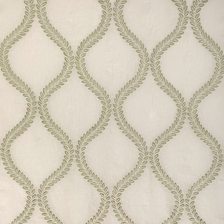 BRUNSCHWIG & FILS 8023110.31.0 CAMUS SHEER LEAF Fabric - Eade's Wallpaper