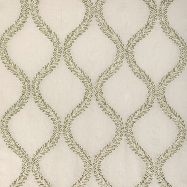 BRUNSCHWIG & FILS 8023110.31.0 CAMUS SHEER LEAF Fabric - Eade's Wallpaper