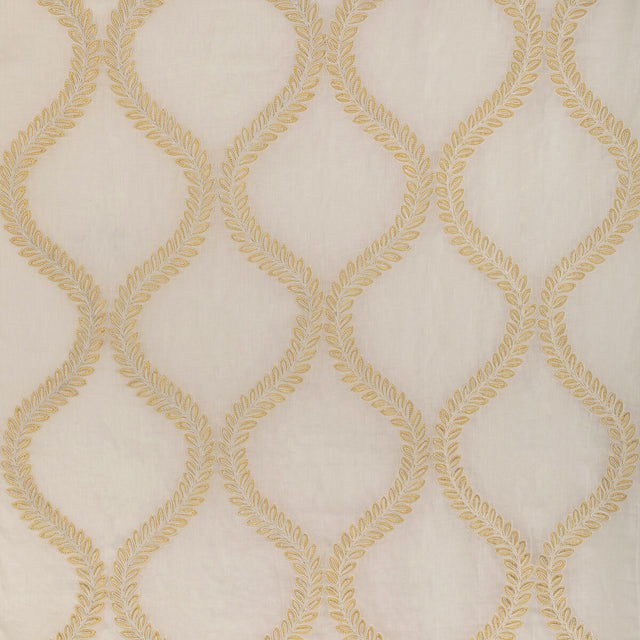 BRUNSCHWIG & FILS 8023110.40.0 CAMUS SHEER YELLOW Fabric - Eade's Wallpaper