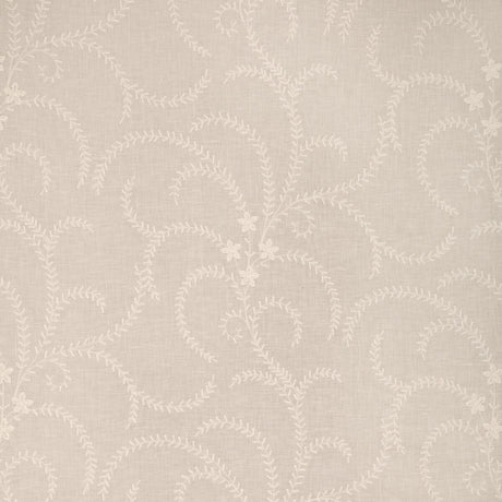 BRUNSCHWIG & FILS 8023111.1.0 GERBAUD SHEER IVORY Fabric - Eade's Wallpaper