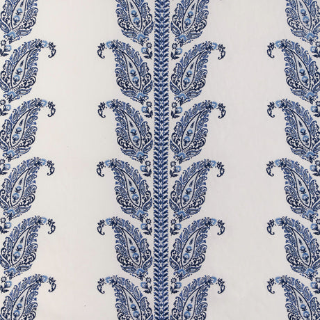 BRUNSCHWIG & FILS 8023112.55.0 YARA PAISLEY EMB BLUE Fabric - Eade's Wallpaper