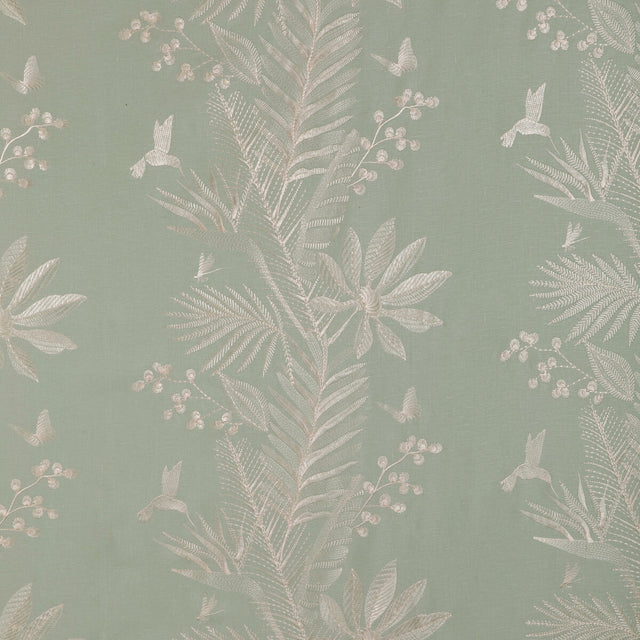 BRUNSCHWIG & FILS 8023114.13.0 MANDA EMB SEAFOAM Fabric - Eade's Wallpaper