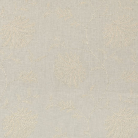 BRUNSCHWIG & FILS 8023116.1.0 MAELLE EMB IVORY Fabric - Eade's Wallpaper