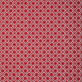 BRUNSCHWIG & FILS 8023119.99.0 INES EMB RED Fabric - Eade's Wallpaper