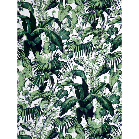 BRUNSCHWIG & FILS 8023124.31.0 FEUILLAGE II BLANC Fabric - Eade's Wallpaper