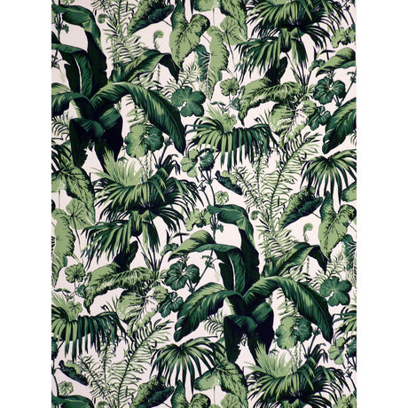 BRUNSCHWIG & FILS 8023124.33.0 FEUILLAGE II VERT Fabric - Eade's Wallpaper