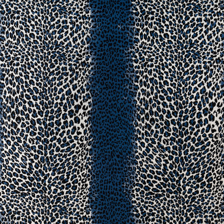 BRUNSCHWIG & FILS 8023125.51.0 LEOPARD II BLUE Fabric - Eade's Wallpaper