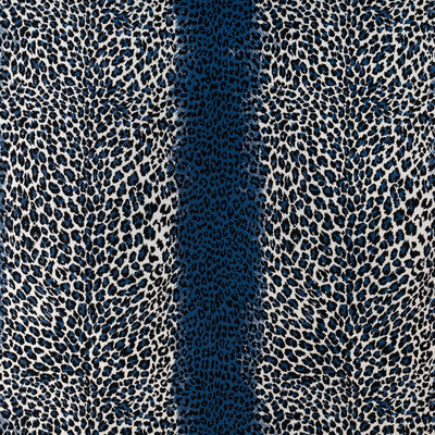 BRUNSCHWIG & FILS 8023125.51.0 LEOPARD II BLUE Fabric - Eade's Wallpaper