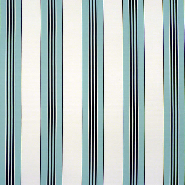 BRUNSCHWIG & FILS 8023126.131.0 RAYURE II AQUA Fabric - Eade's Wallpaper