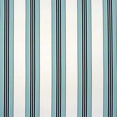 BRUNSCHWIG & FILS 8023126.131.0 RAYURE II AQUA Fabric - Eade's Wallpaper