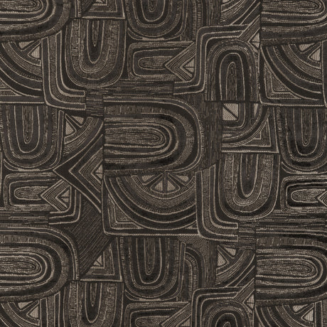 BRUNSCHWIG & FILS 8023139.6.0 TIMBRE VELVET EBONY Fabric - Eade's Wallpaper