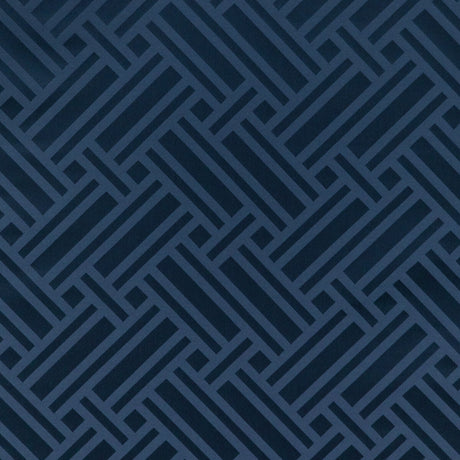 BRUNSCHWIG & FILS 8023144.50.0 MARTEL WEAVE NAVY Fabric - Eade's Wallpaper