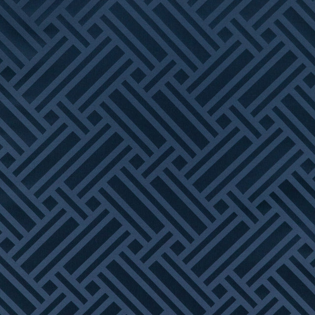 BRUNSCHWIG & FILS 8023144.50.0 MARTEL WEAVE NAVY Fabric - Eade's Wallpaper