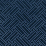 BRUNSCHWIG & FILS 8023144.50.0 MARTEL WEAVE NAVY Fabric - Eade's Wallpaper