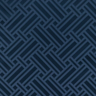 BRUNSCHWIG & FILS 8023144.50.0 MARTEL WEAVE NAVY Fabric - Eade's Wallpaper