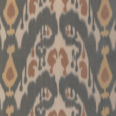 BRUNSCHWIG & FILS 8023146.84.0 BUKARA WARP PRINT EBONY Fabric - Eade's Wallpaper