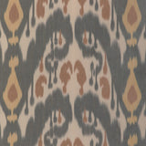 BRUNSCHWIG & FILS 8023146.84.0 BUKARA WARP PRINT EBONY Fabric - Eade's Wallpaper