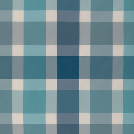 BRUNSCHWIG & FILS 8023148.513.0 VERDUN PLAID SKY Fabric - Eade's Wallpaper