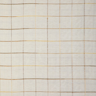 BRUNSCHWIG & FILS 8023149.166.0 MOULIN CHECK STONE Fabric - Eade's Wallpaper
