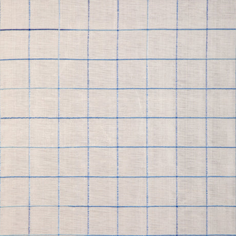 BRUNSCHWIG & FILS 8023149.55.0 MOULIN CHECK BLUE Fabric - Eade's Wallpaper