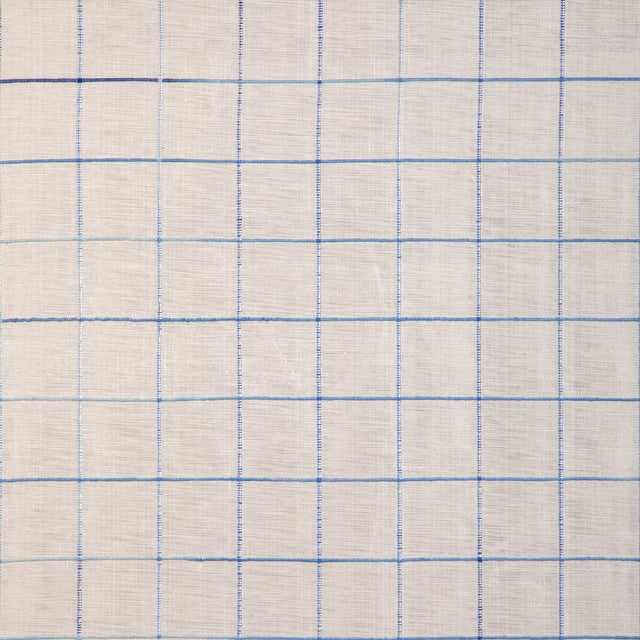 BRUNSCHWIG & FILS 8023149.55.0 MOULIN CHECK BLUE Fabric - Eade's Wallpaper
