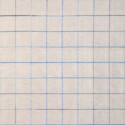 BRUNSCHWIG & FILS 8023149.55.0 MOULIN CHECK BLUE Fabric - Eade's Wallpaper
