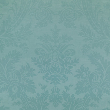BRUNSCHWIG & FILS 8023150.13.0 ARNAUD DAMASK AQUA Fabric - Eade's Wallpaper