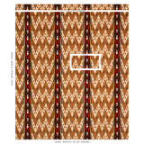 Schumacher Samar Ikat Velvet Gold Fabric - Eade's Wallpaper
