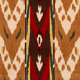 Schumacher Samar Ikat Velvet Gold Fabric - Eade's Wallpaper