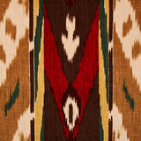 Schumacher Samar Ikat Velvet Gold Fabric - Eade's Wallpaper