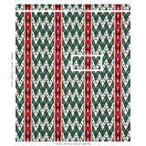 Schumacher Samar Ikat Velvet Green Fabric - Eade's Wallpaper