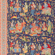 BRUNSCHWIG & FILS 8024100.519.0 SHALIMAR PRINT NAVY/RED Fabric - Eade's Wallpaper
