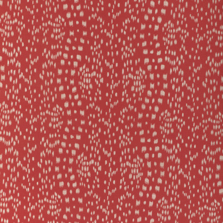 BRUNSCHWIG & FILS 8024103.19.0 LES TOUCHES REVERSE RED Fabric - Eade's Wallpaper