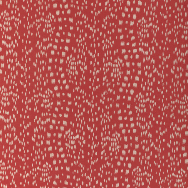 BRUNSCHWIG & FILS 8024103.19.0 LES TOUCHES REVERSE RED Fabric - Eade's Wallpaper