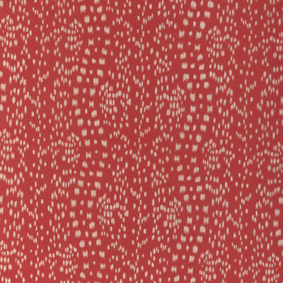 BRUNSCHWIG & FILS 8024103.19.0 LES TOUCHES REVERSE RED Fabric - Eade's Wallpaper