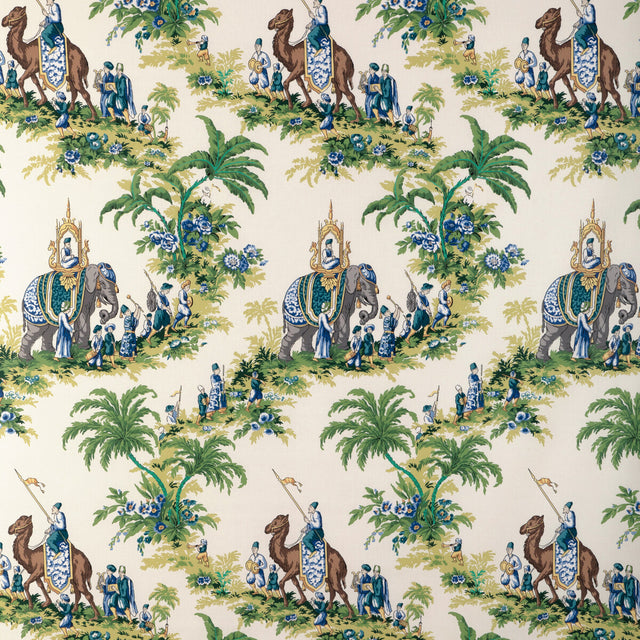 BRUNSCHWIG & FILS 8024104.315.0 BEAUPORT PROMENADE FOREST Fabric - Eade's Wallpaper